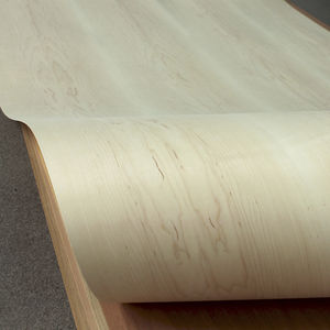wood veneer / flexible / FSC-certified / PEFC-certified