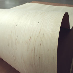 wood veneer / flexible / FSC-certified / PEFC-certified
