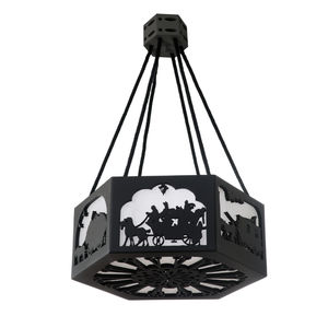 pendant lamp / original design / wooden / handmade