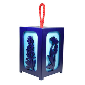 lacquered wood lantern