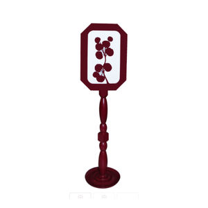 table lamp / original design / wooden / halogen