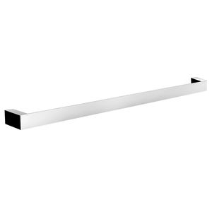 1-bar towel rack / wall-mounted / chrome-plated brass