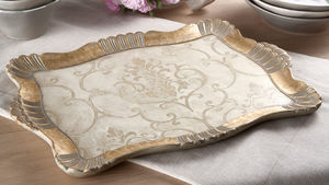 wooden serving tray / home
