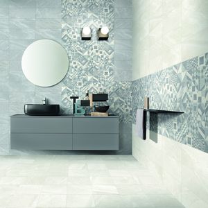 bathroom tile / wall / porcelain stoneware / rectangular
