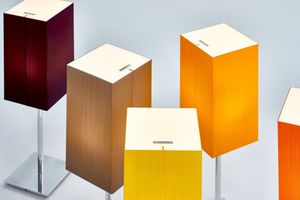 table lamp / contemporary / aluminum / handmade