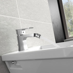 bidet mixer tap / chrome-plated brass / bathroom / 1-hole