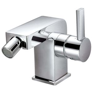 bidet mixer tap / chrome-plated brass / bathroom / 1-hole