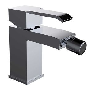 bidet mixer tap / chrome-plated brass / bathroom / 1-hole