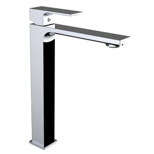 washbasin mixer tap / chrome-plated brass / bathroom / 1-hole