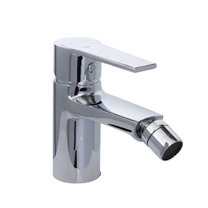 bidet mixer tap / chrome-plated brass / bathroom / 1-hole