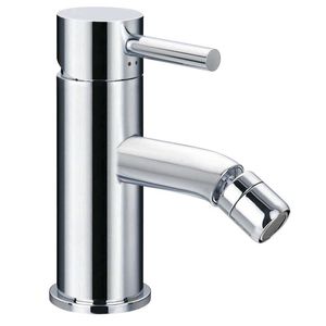 bidet mixer tap / chrome-plated brass / bathroom / 1-hole
