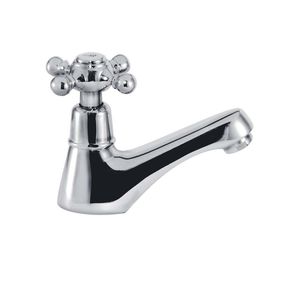 washbasin mixer tap / chrome-plated brass / bathroom / 1-hole