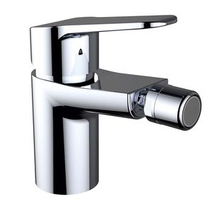 bidet mixer tap / chrome-plated brass / bathroom / 1-hole