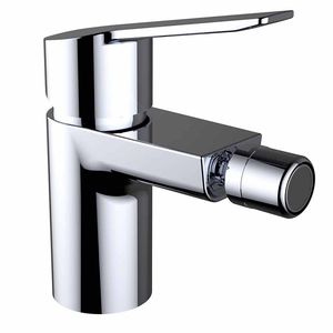 bidet mixer tap / chrome-plated brass / bathroom / 1-hole