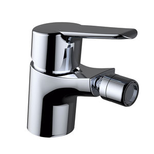 bidet mixer tap / chrome-plated brass / bathroom / 1-hole
