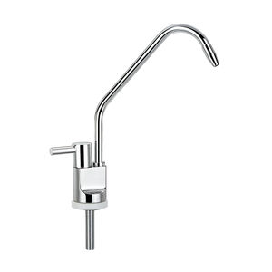 chrome-plated brass mixer tap / kitchen / 1-hole / commercial