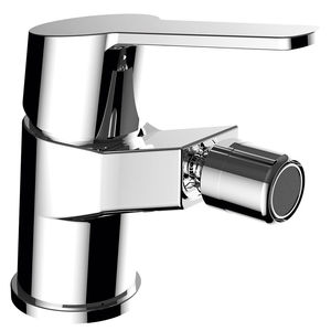 bidet mixer tap / chrome-plated brass / bathroom / 1-hole