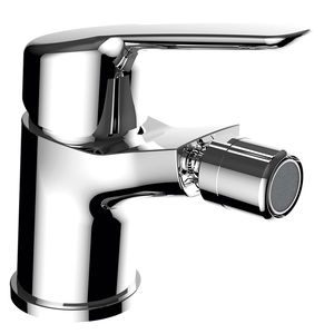 bidet mixer tap / chrome-plated brass / bathroom / 1-hole
