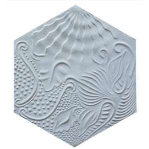 indoor encaustic cement tile / wall / patterned / embossed