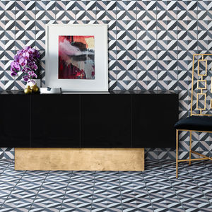 indoor encaustic cement tile / floor-mounted / wall-mounted / polished