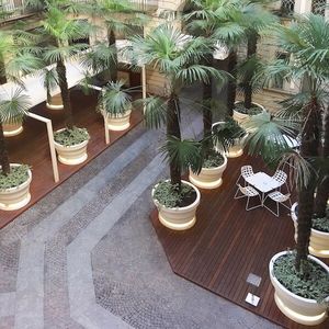 wooden deck boards