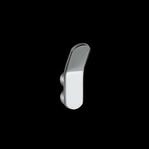 contemporary coat hook / chromed metal / bathroom