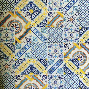 indoor tile / outdoor / wall / terracotta