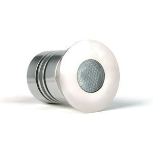 recessed floor light fixture / RGBW LED / round / outdoor