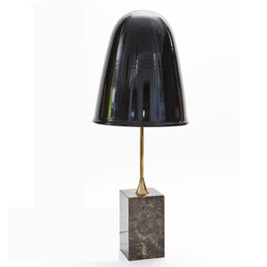 table lamp / original design / aluminum / marble