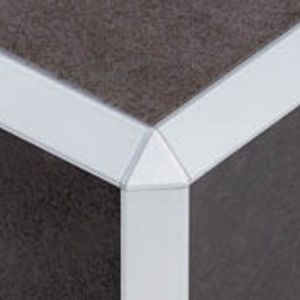aluminum edge trim / for tiles / outside corner