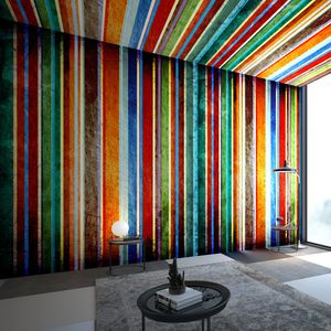 modern wallpaper / nonwoven fabric / vinyl / striped