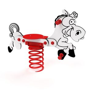 HDPE spring rocker / animals / 1-seat
