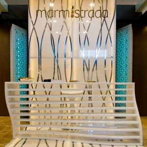 stone decorative panel / wall-mounted
