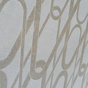 stone decorative panel / wall-mounted