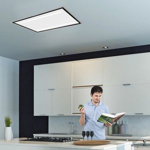 ceiling-mounted range hood / with built-in lighting
