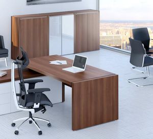 low filing cabinet / tall / wooden / aluminum