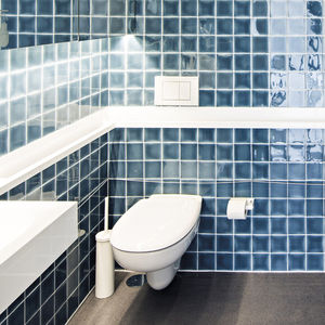 wall tile / ceramic / plain / high-gloss