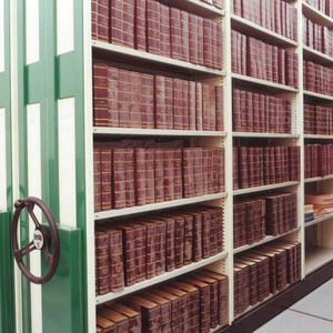 standard mobile shelving / archival / commercial / metal