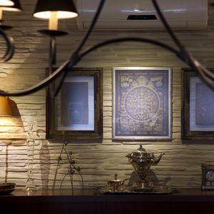 resin panel / fiberglass / wall-mounted / wall