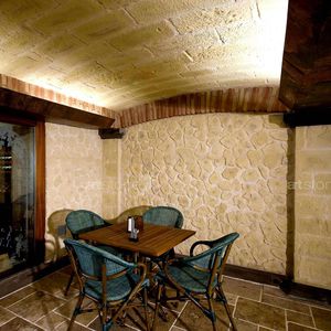 resin decorative panel / fiberglass / wall-mounted / wall