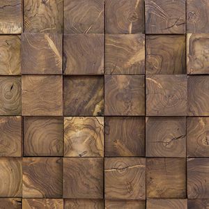 wooden wall cladding panel / interior / 3D / decorative