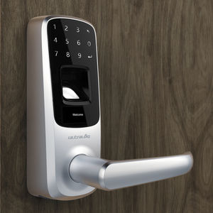 electronic lock / door / combination / with handle