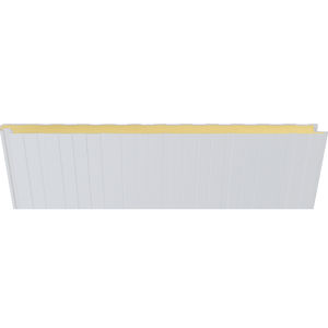 facade sandwich panel / for roofs / for walls / steel facing