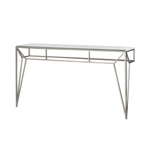 traditional sideboard table / glass / iron / wrought iron