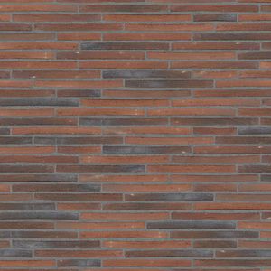 cladding facing brick / matte / red