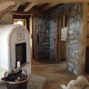 engineered stone wall cladding / exterior / interior / textured