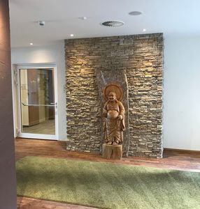 engineered stone wall cladding / exterior / interior / textured