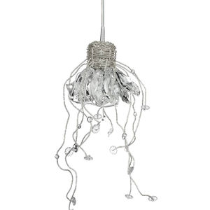 pendant lamp / contemporary / glass / white
