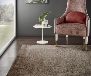 shag rug / contemporary / plain / polyester
