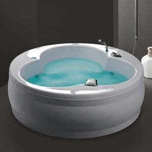 above-ground hot tub / round / 4-seater / 8-seater
